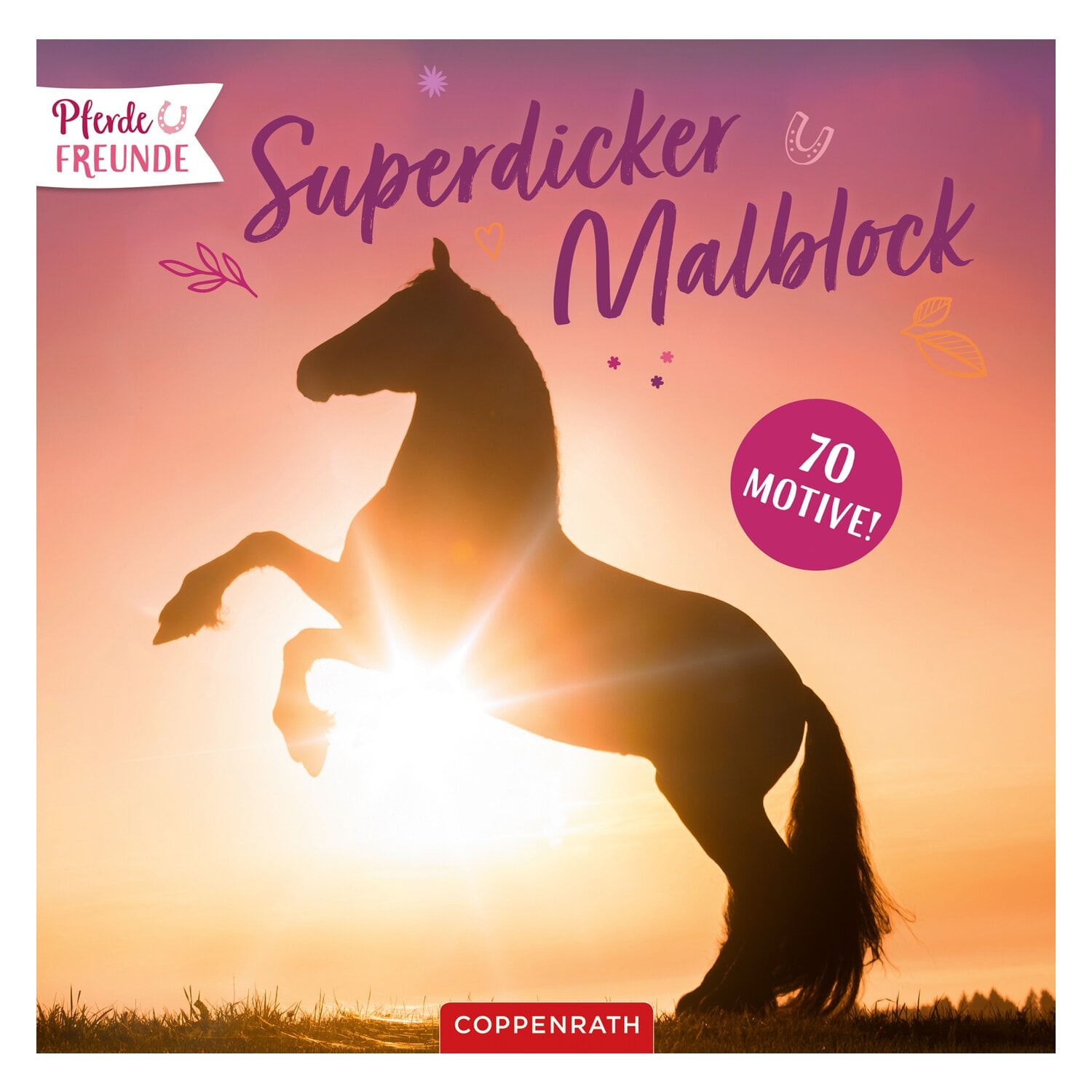 COPPENRATH Superdicker Malblock Pferdefreunde &ndash; Ansicht 1
