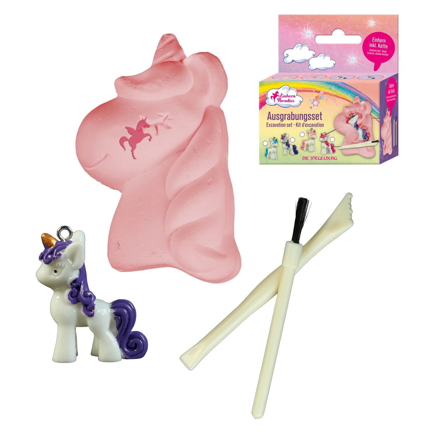 DIE SPIEGELBURG Mini-Ausgrabungsset Einhornparadies &ndash; Ansicht 2