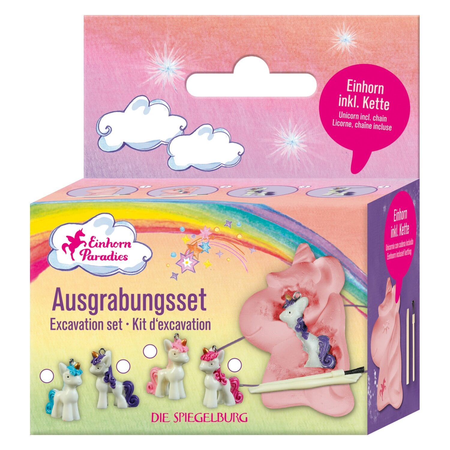 DIE SPIEGELBURG Mini-Ausgrabungsset Einhornparadies &ndash; Ansicht 1