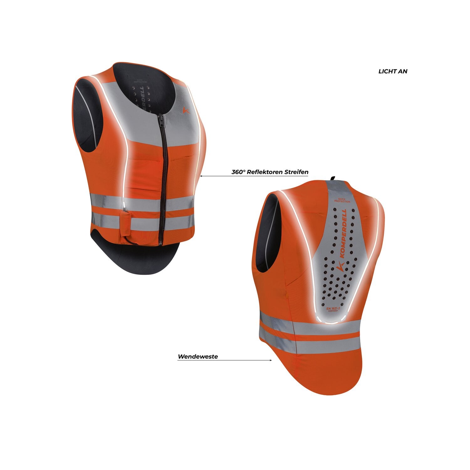 KOMPERDELL Rückenprotektor High Visibility Flex Fit &ndash; Ansicht 6