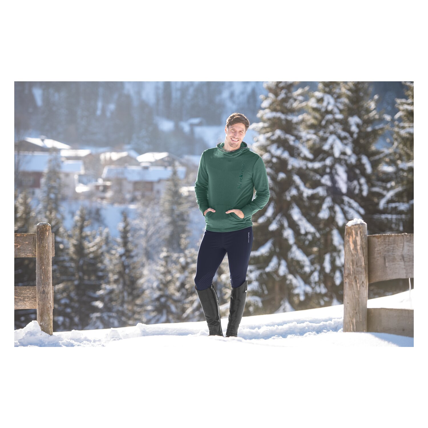 black forest Stehkragen-Hoodie – Ansicht 7