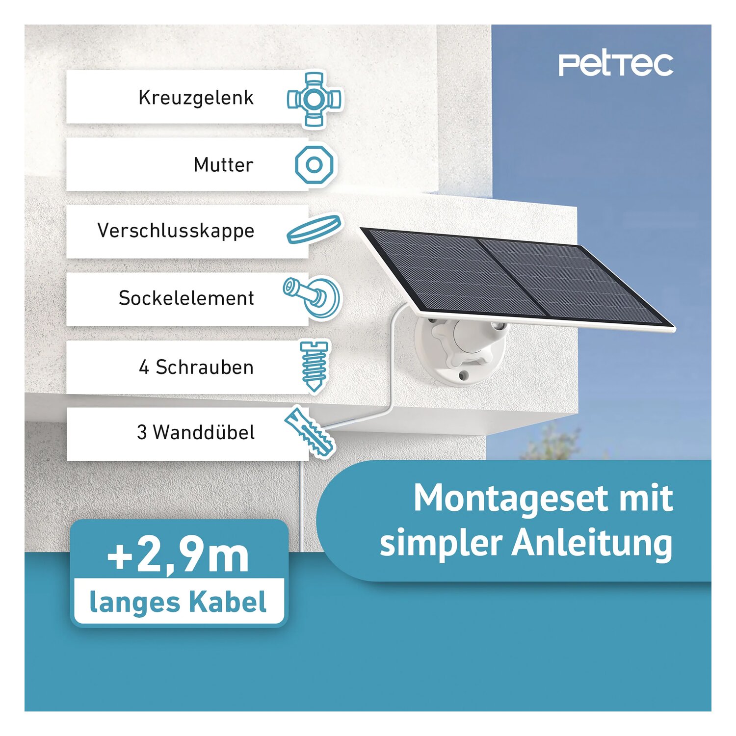 PetTec Solar Panel &ndash; Ansicht 2