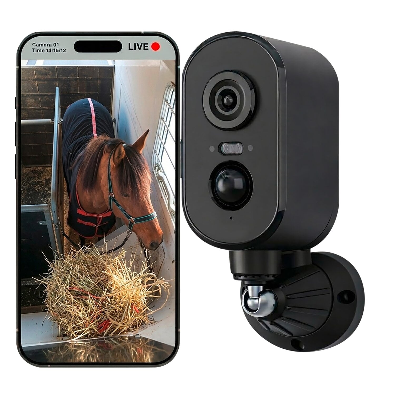 PetTec Stallkamera PetCam 4G/LTE ohne WLAN &ndash; Ansicht 4