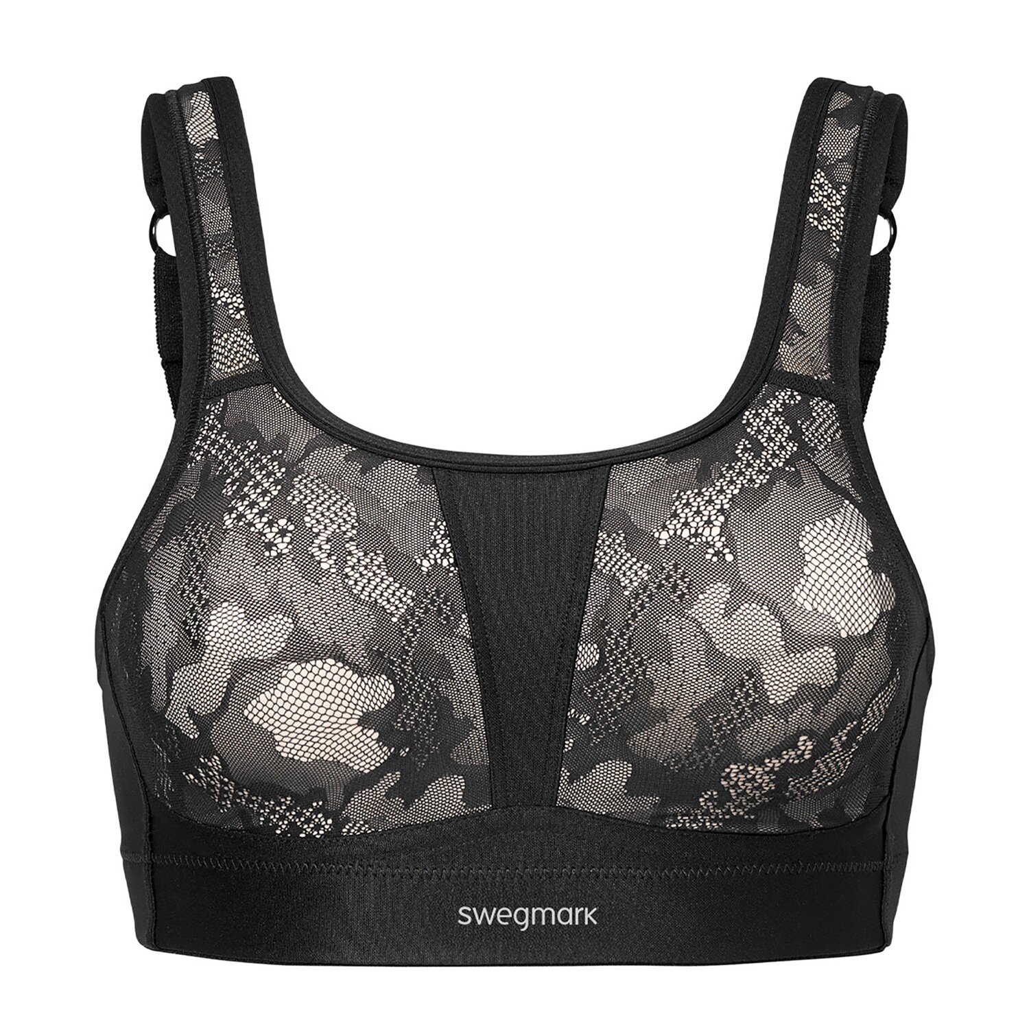 Swegmark Sport-BH Secure black/beige Damen 75C