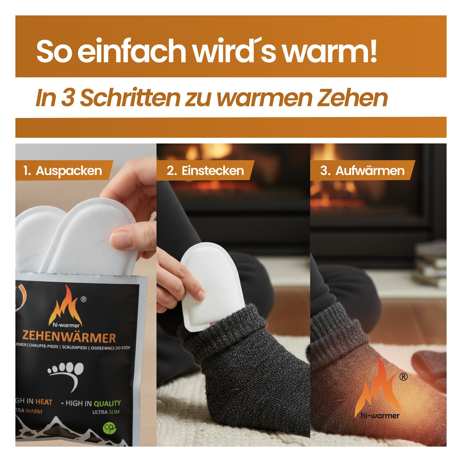hi-warmer Zehenwärmer – Ansicht 4