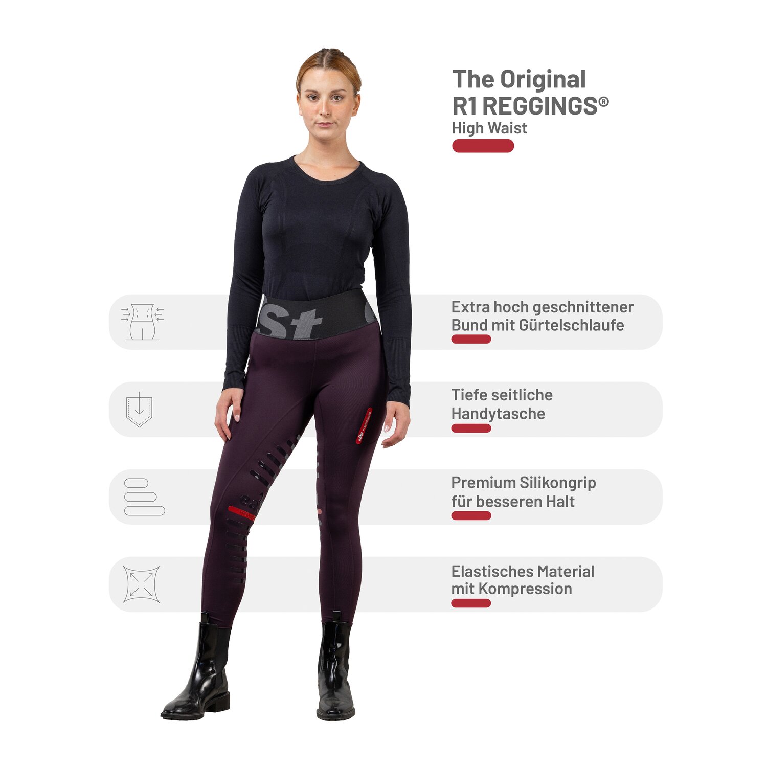 eaSt Reitleggings Reggings R1 Highwaist – Ansicht 5