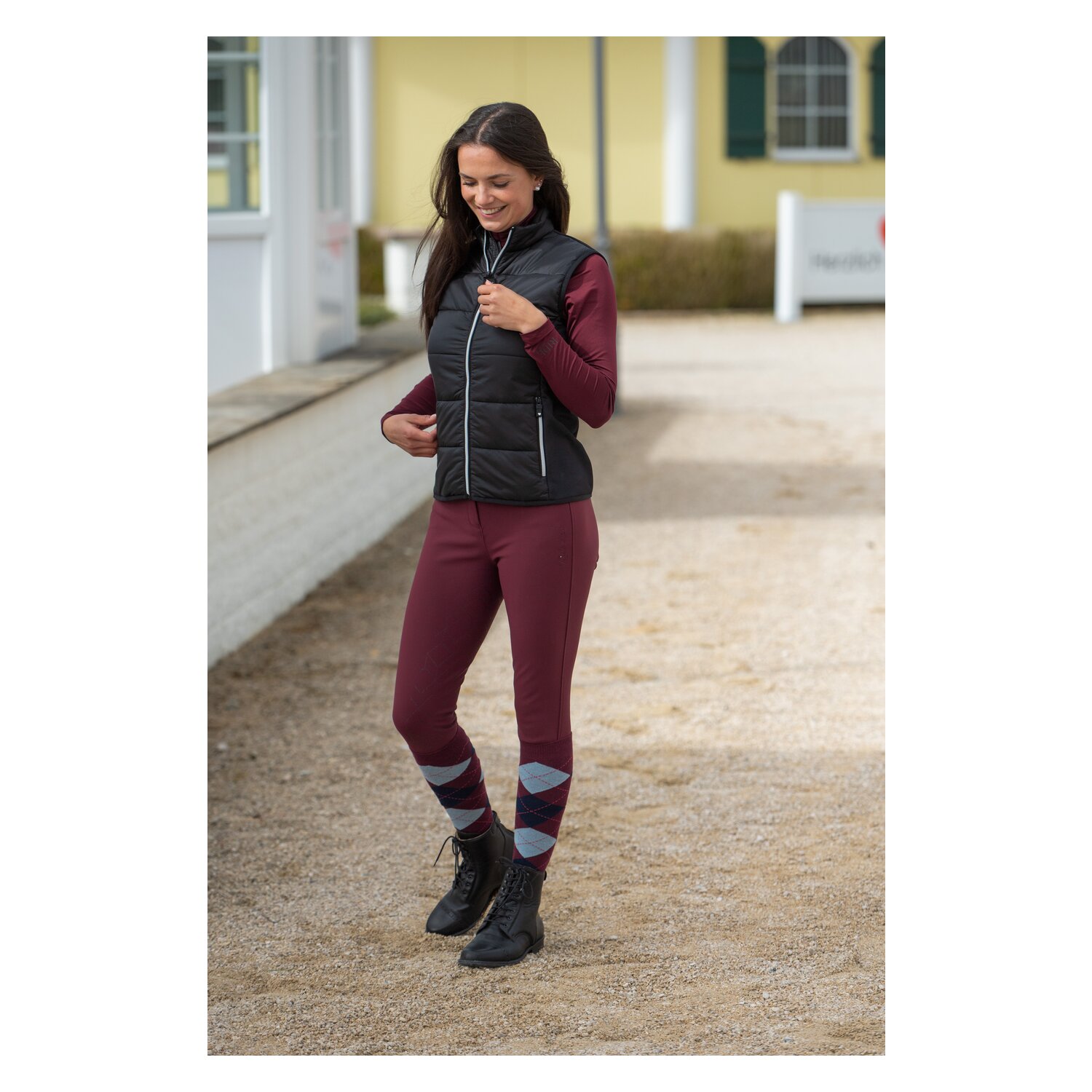 RIDE now Kniestrümpfe mit Rautenmuster – Ansicht 2