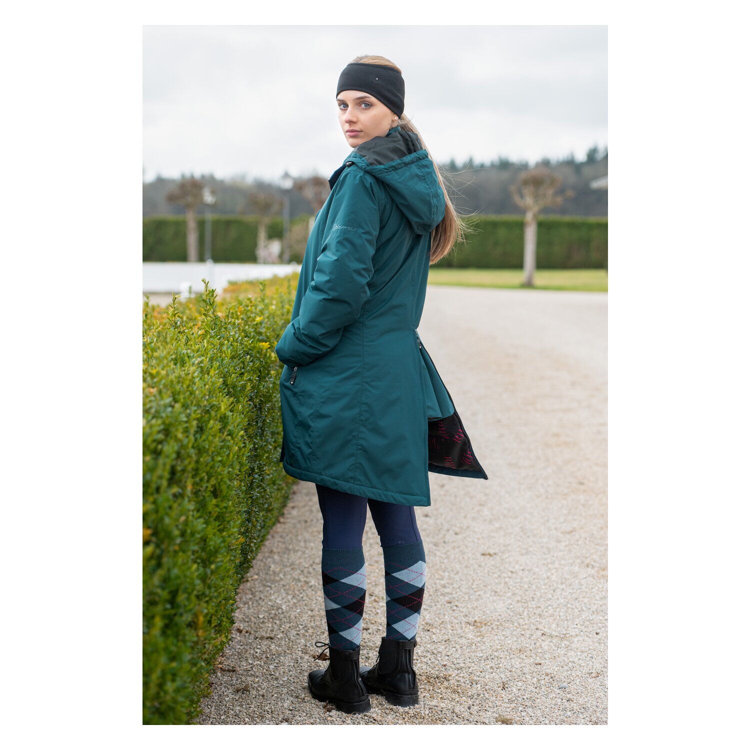 RIDE now Kniestrümpfe mit Rautenmuster – Ansicht 2