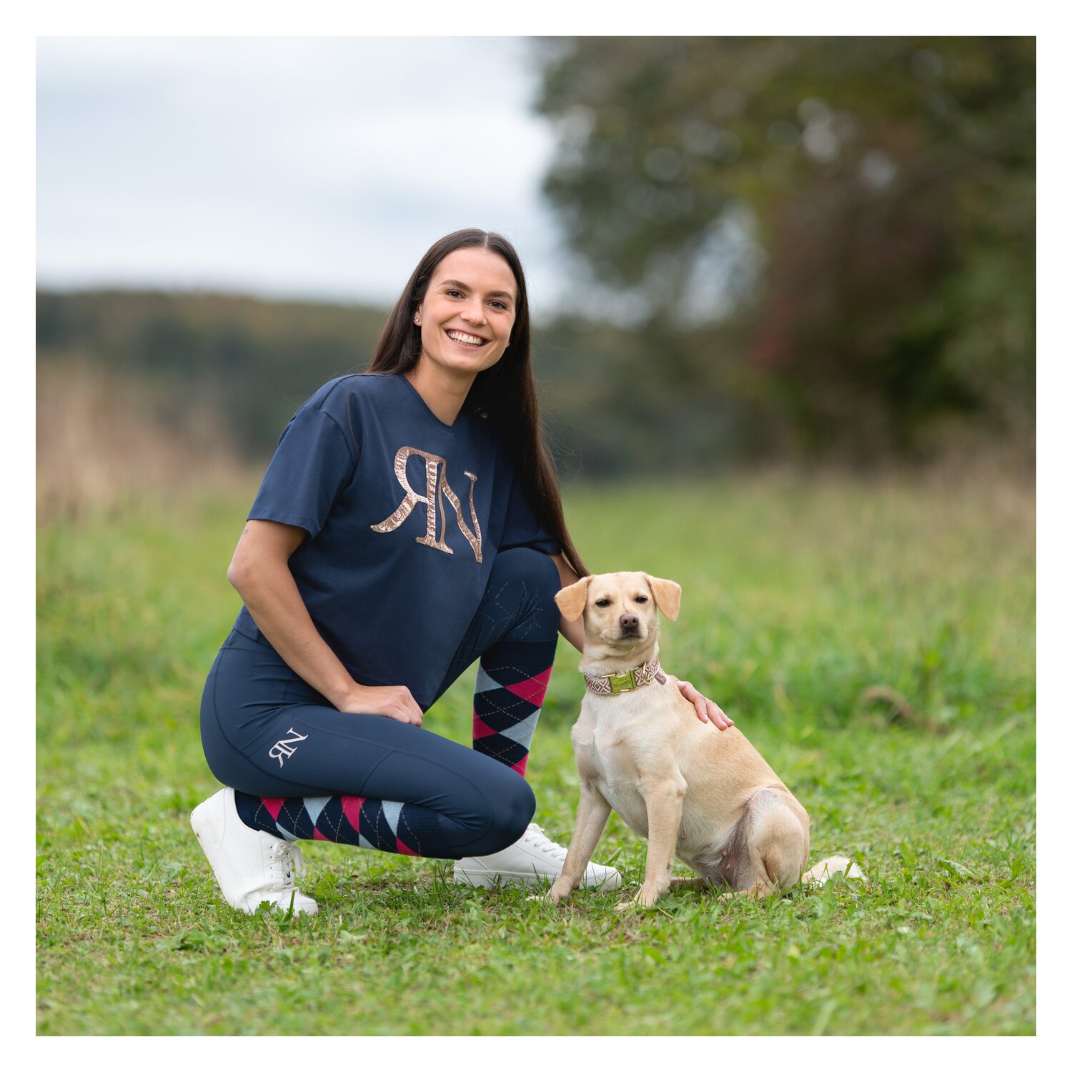 RIDE now Kniestrümpfe mit Rautenmuster – Ansicht 2