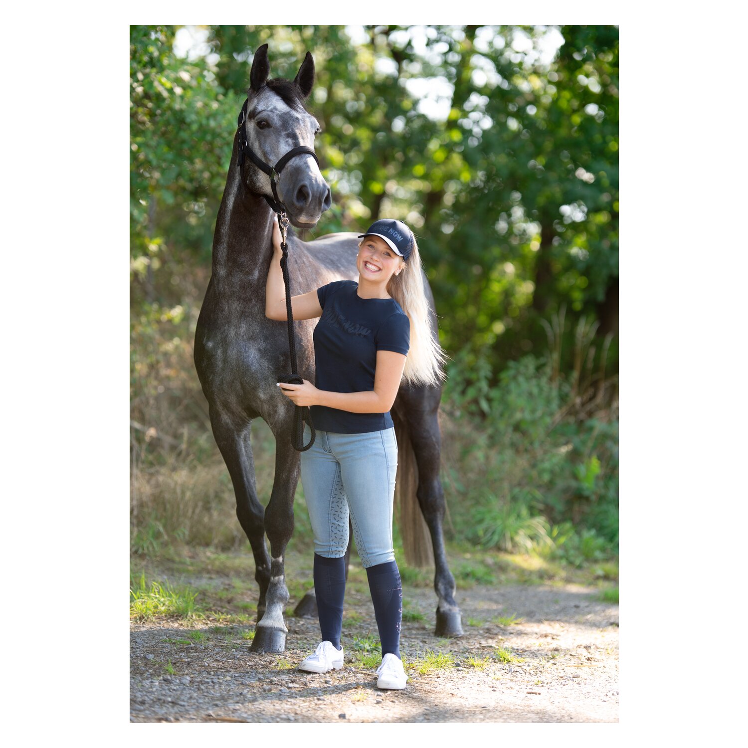 RIDE now Thinsocks mit Glitzerschriftzug – Ansicht 2