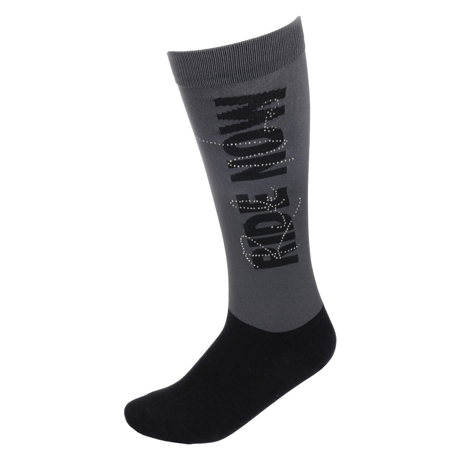 RIDE now Thinsocks mit Glitzerschriftzug – Ansicht 1
