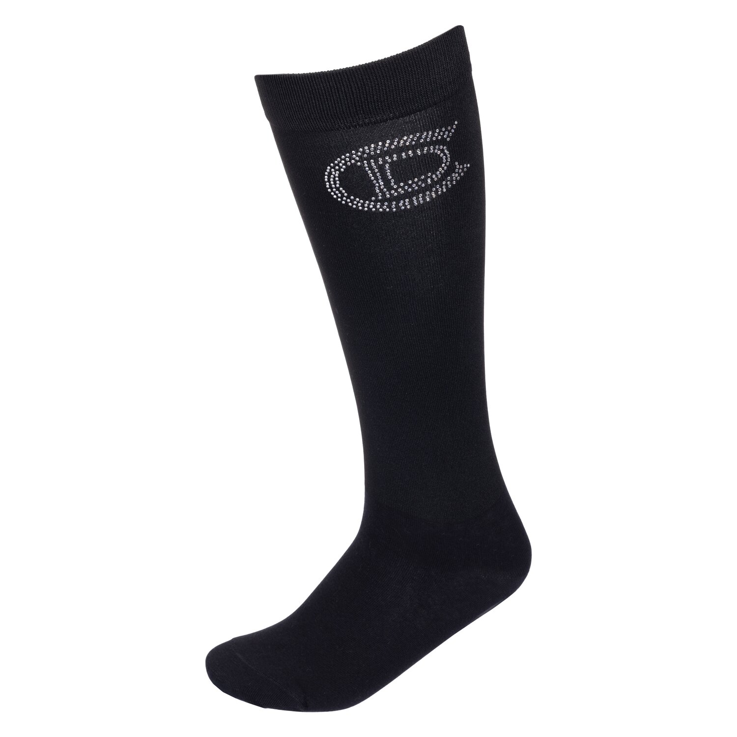 Cheval de Luxe Thinsocks mit Glitzerlogo – Ansicht 1
