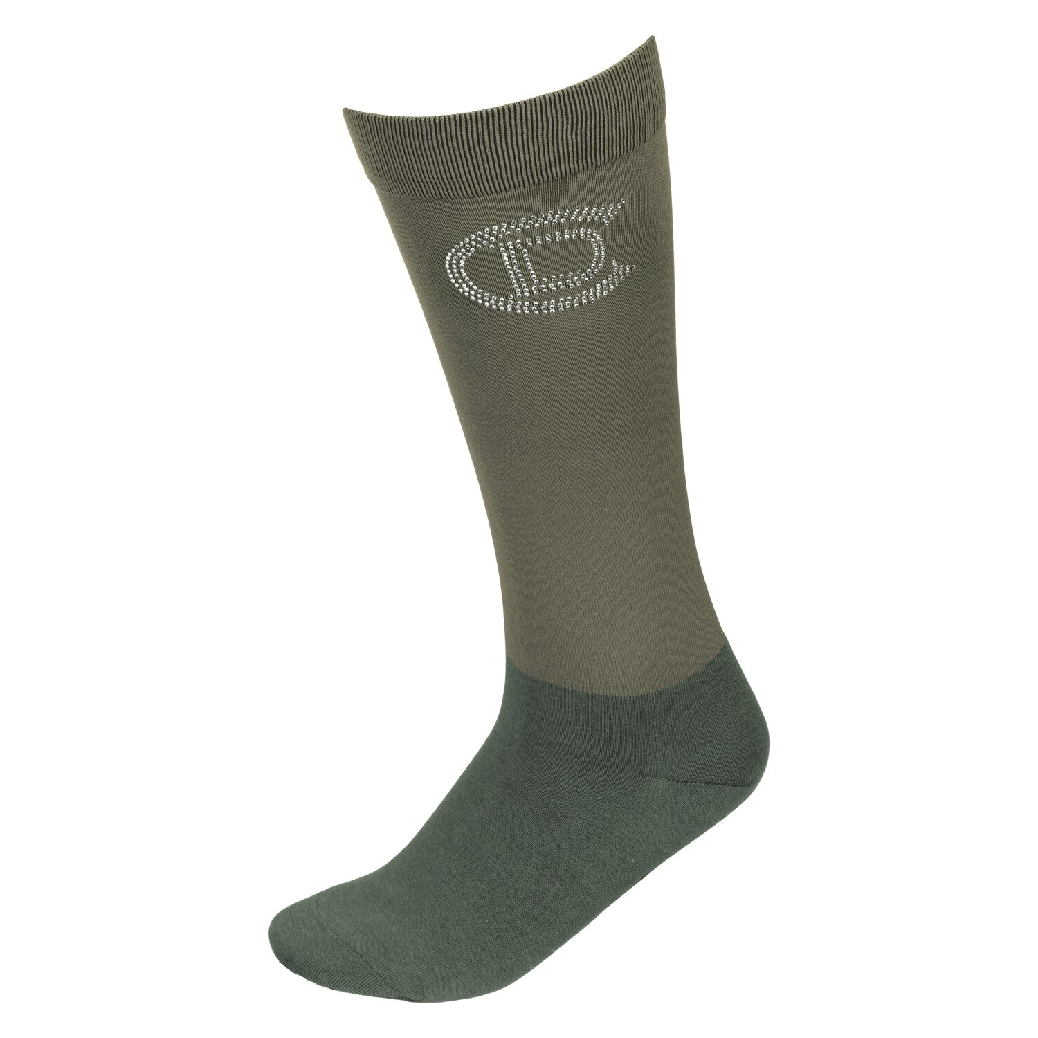 Cheval de Luxe Thinsocks mit Glitzerlogo – Ansicht 1