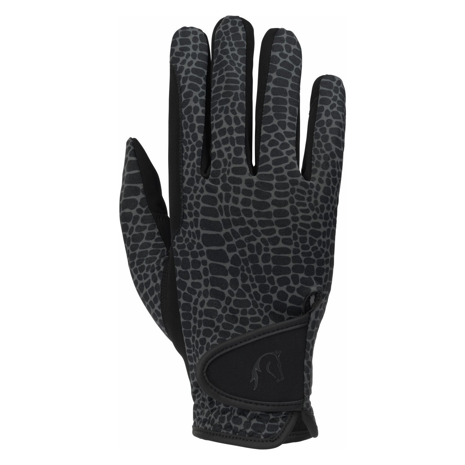 Cheval de Luxe Reithandschuhe in Croco-Optik – Ansicht 1