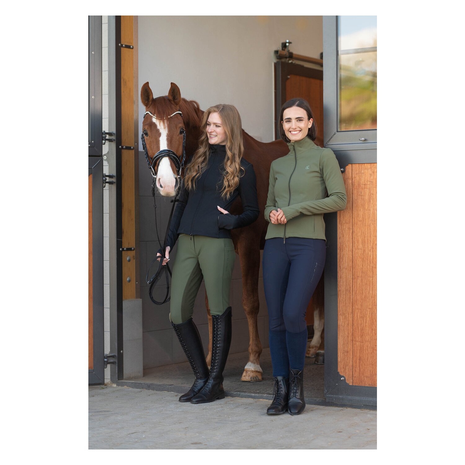 Cheval de Luxe Kniestrümpfe mit Logo Stick &ndash; Ansicht 4