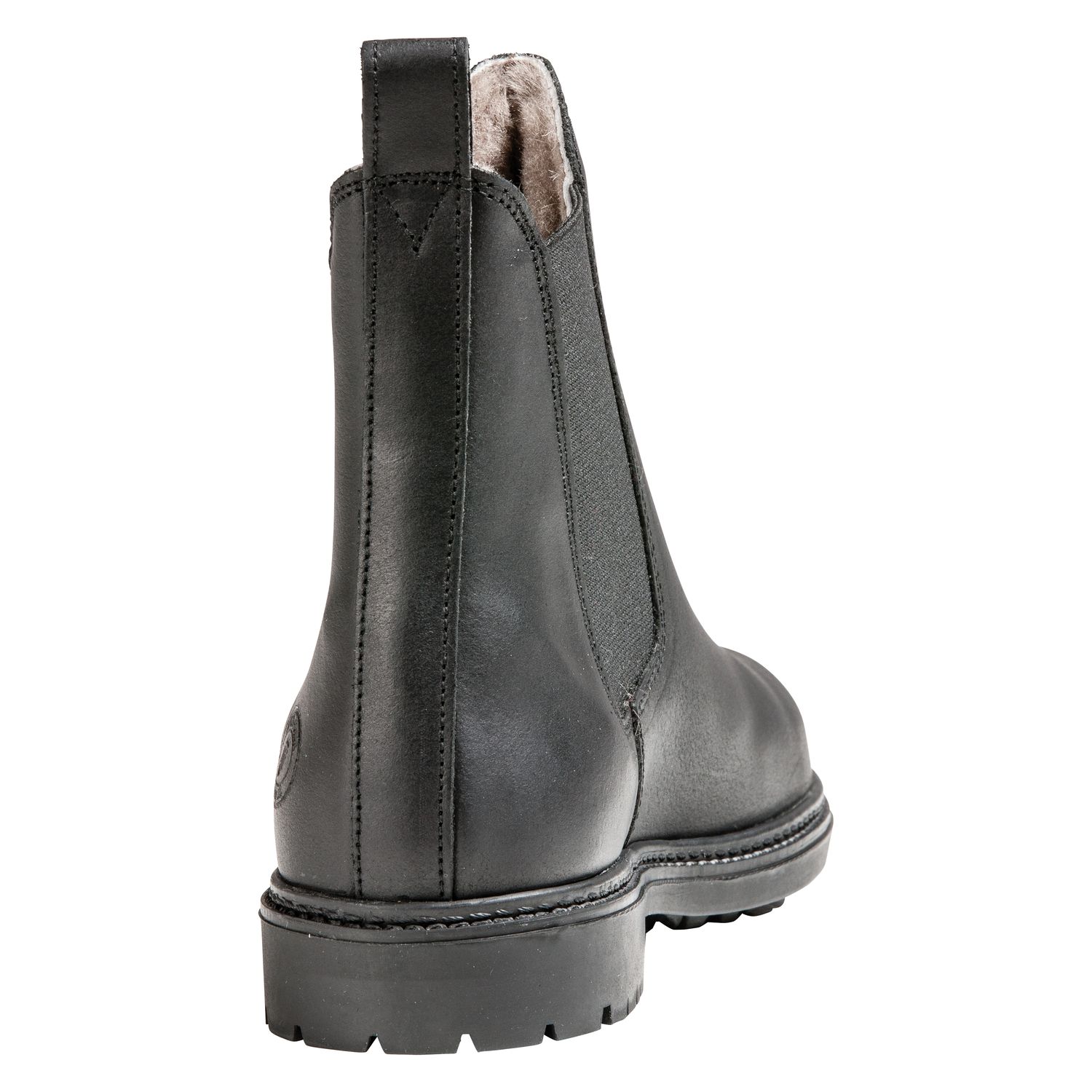 Loesdau Fettleder-Jodhpurstiefel mit Lammfell – Ansicht 2