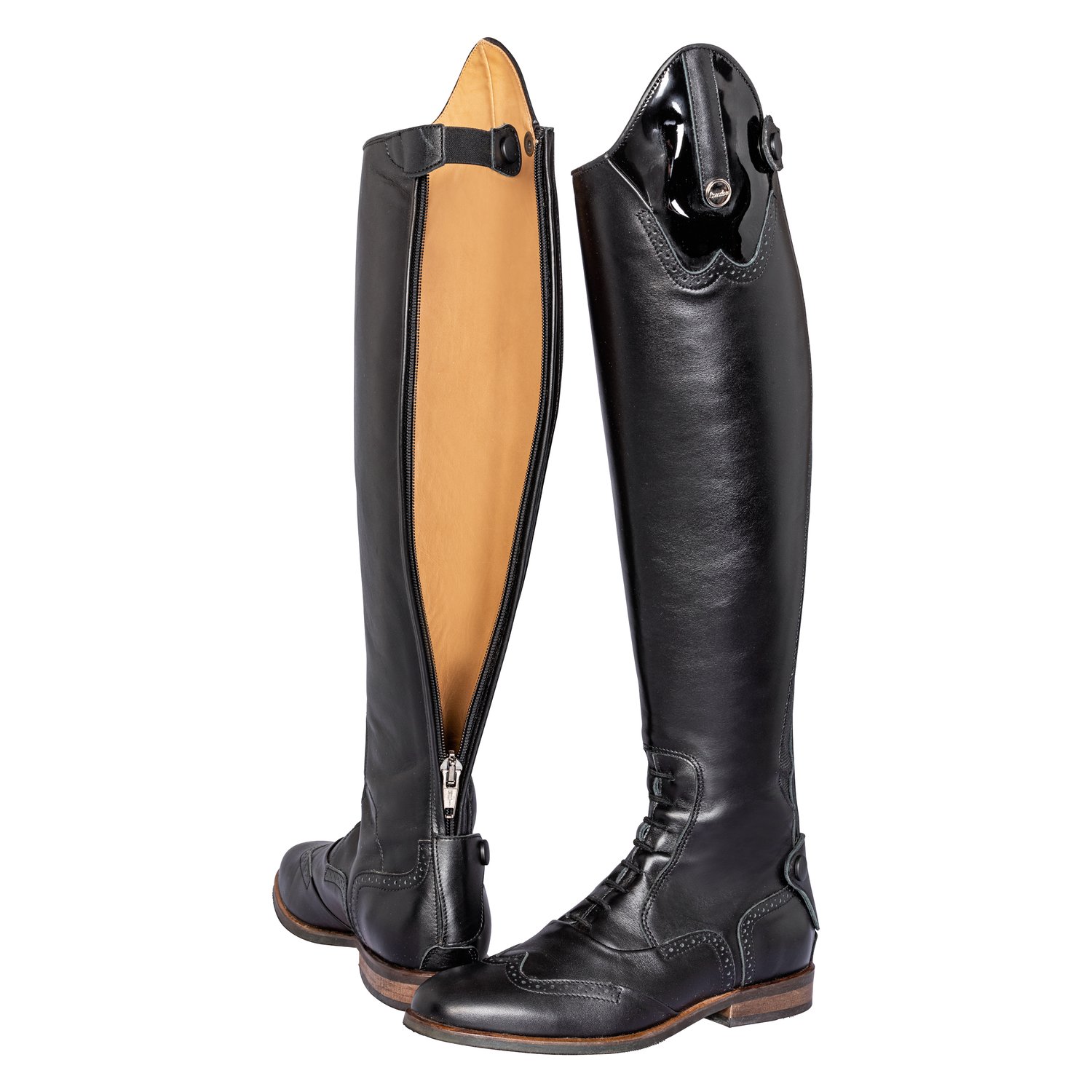 Loesdau Reitstiefel Porto Jump Soft Lack – Ansicht 2