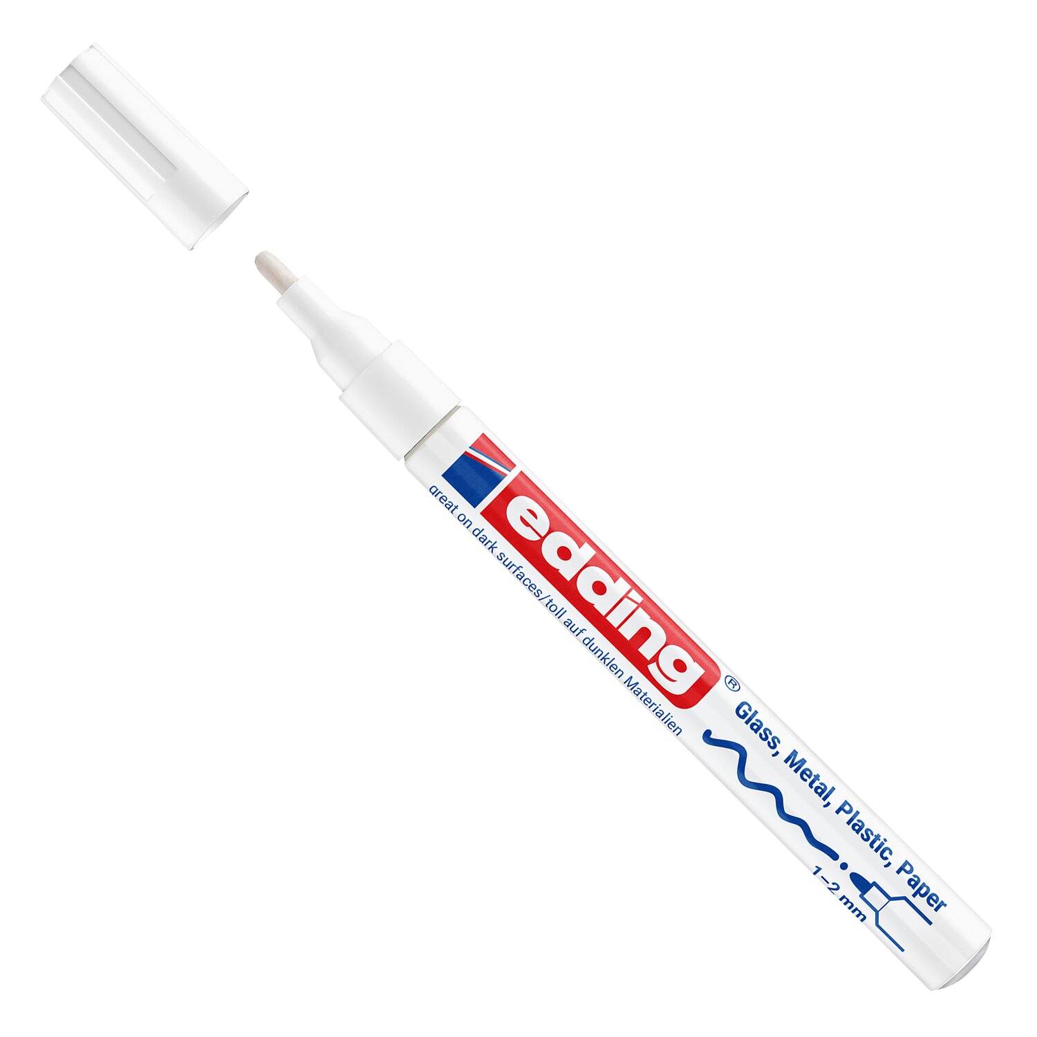 edding Lackstift Weiß &ndash; Ansicht 1