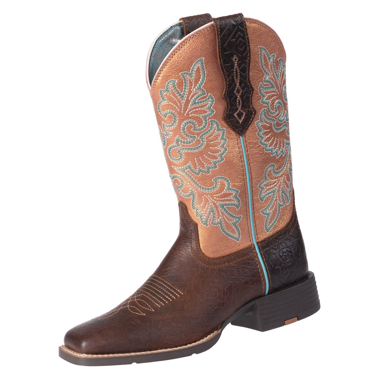 ARIAT Westernstiefel Round Up Wide Square Toe – Ansicht 1
