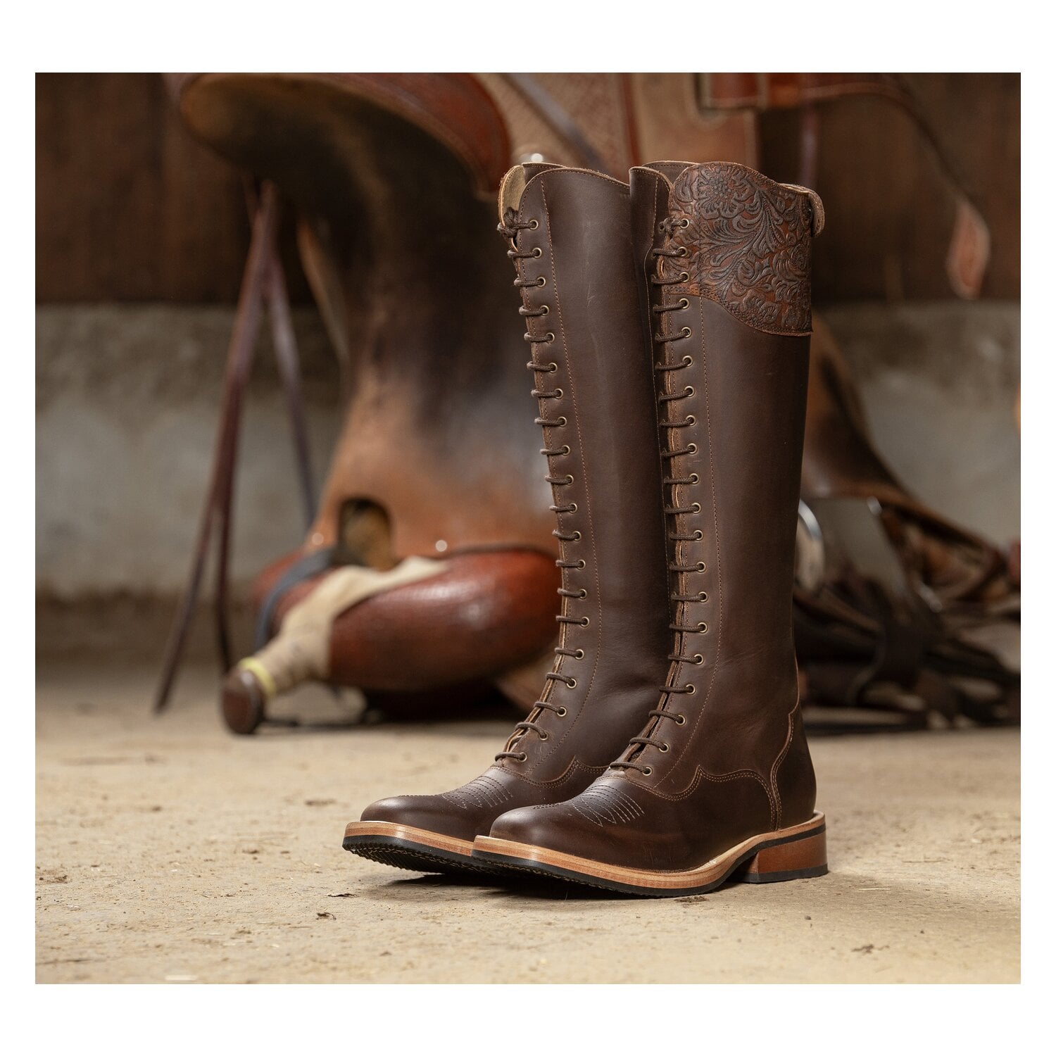 Passion 4Q Westernstiefel mit Schnürung &ndash; Ansicht 4