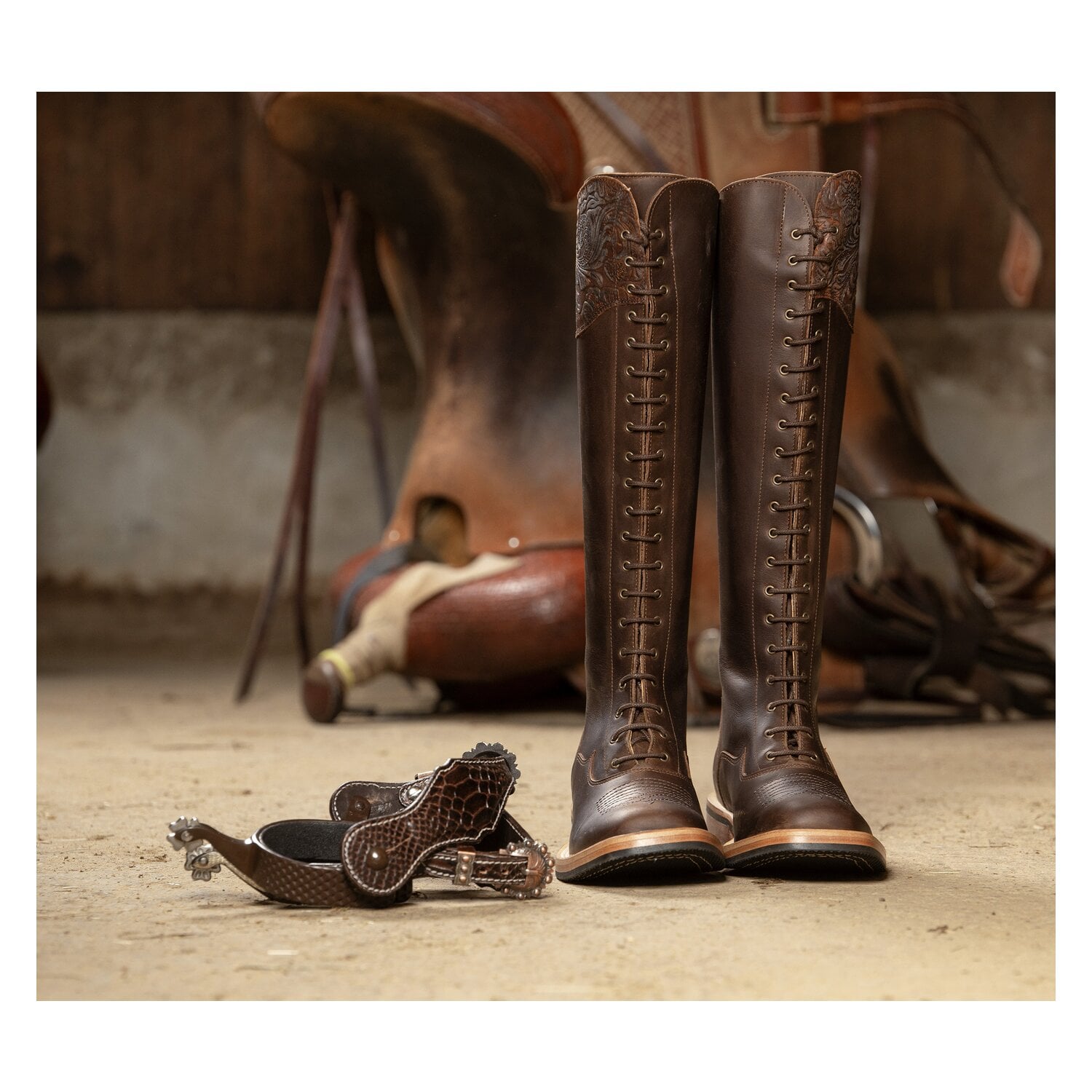 Passion 4Q Westernstiefel mit Schnürung &ndash; Ansicht 5
