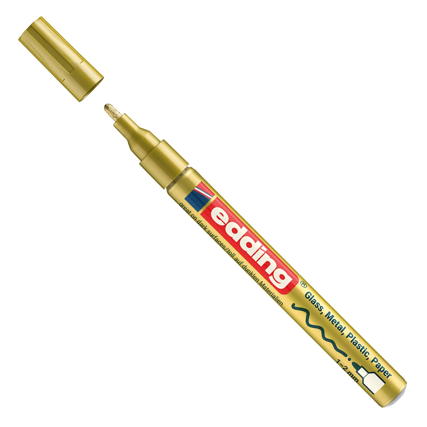 edding Lackstift Gold &ndash; Ansicht 1