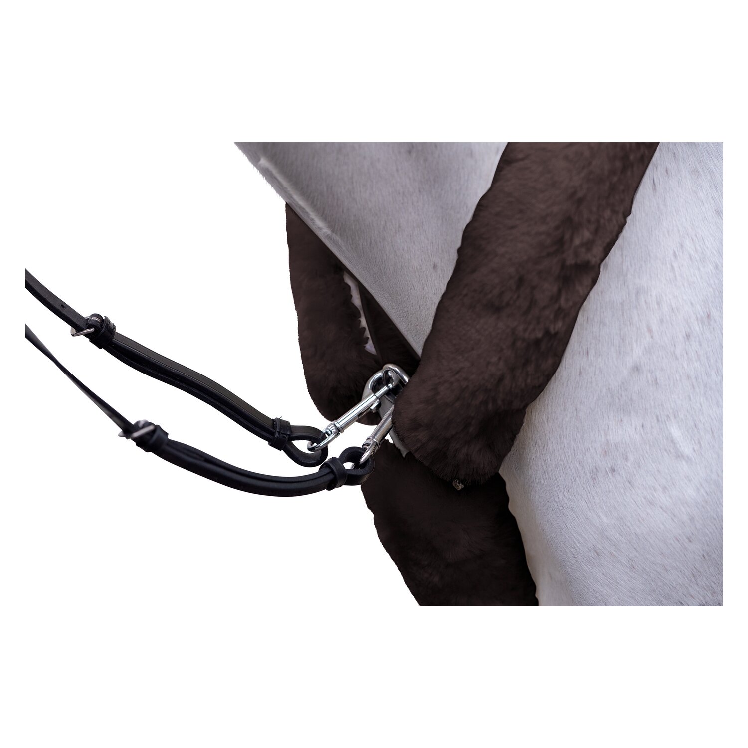Horse-friends Lammfell-Vorderzeug und Hilfszügelschoner &ndash; Ansicht 1