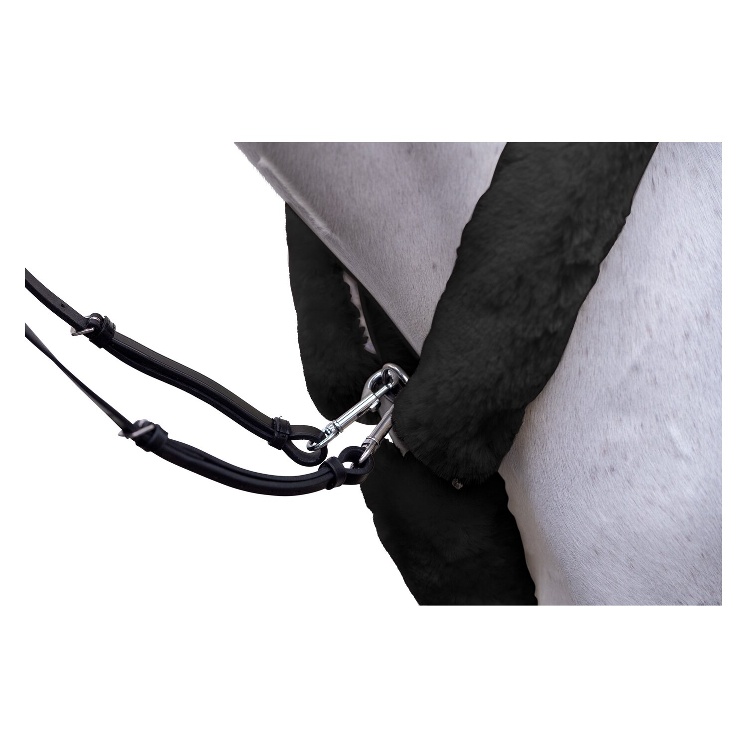 Horse-friends Lammfell-Vorderzeug und Hilfszügelschoner &ndash; Ansicht 1