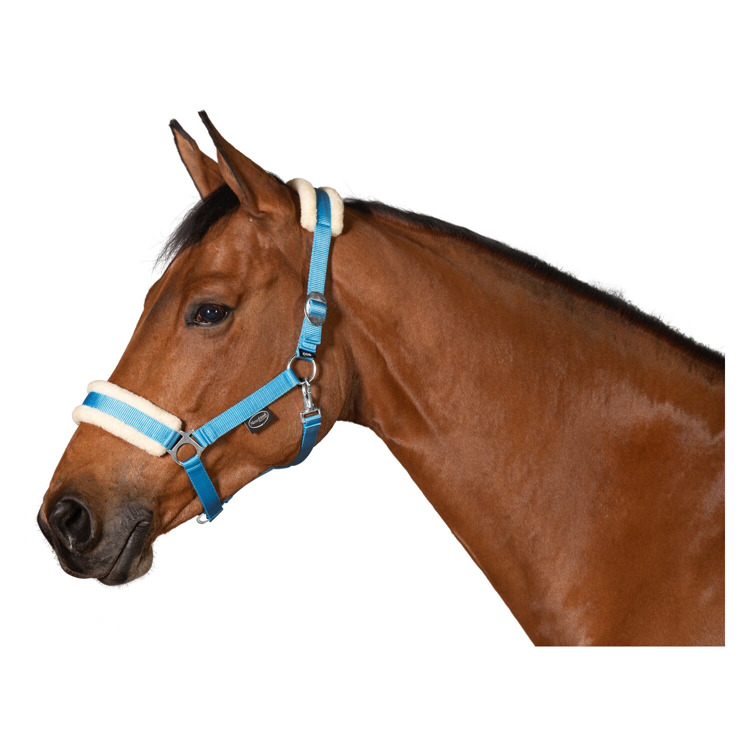 Horse-friends Webhalfter FauxFur Double Pin Buckle &ndash; Ansicht 2