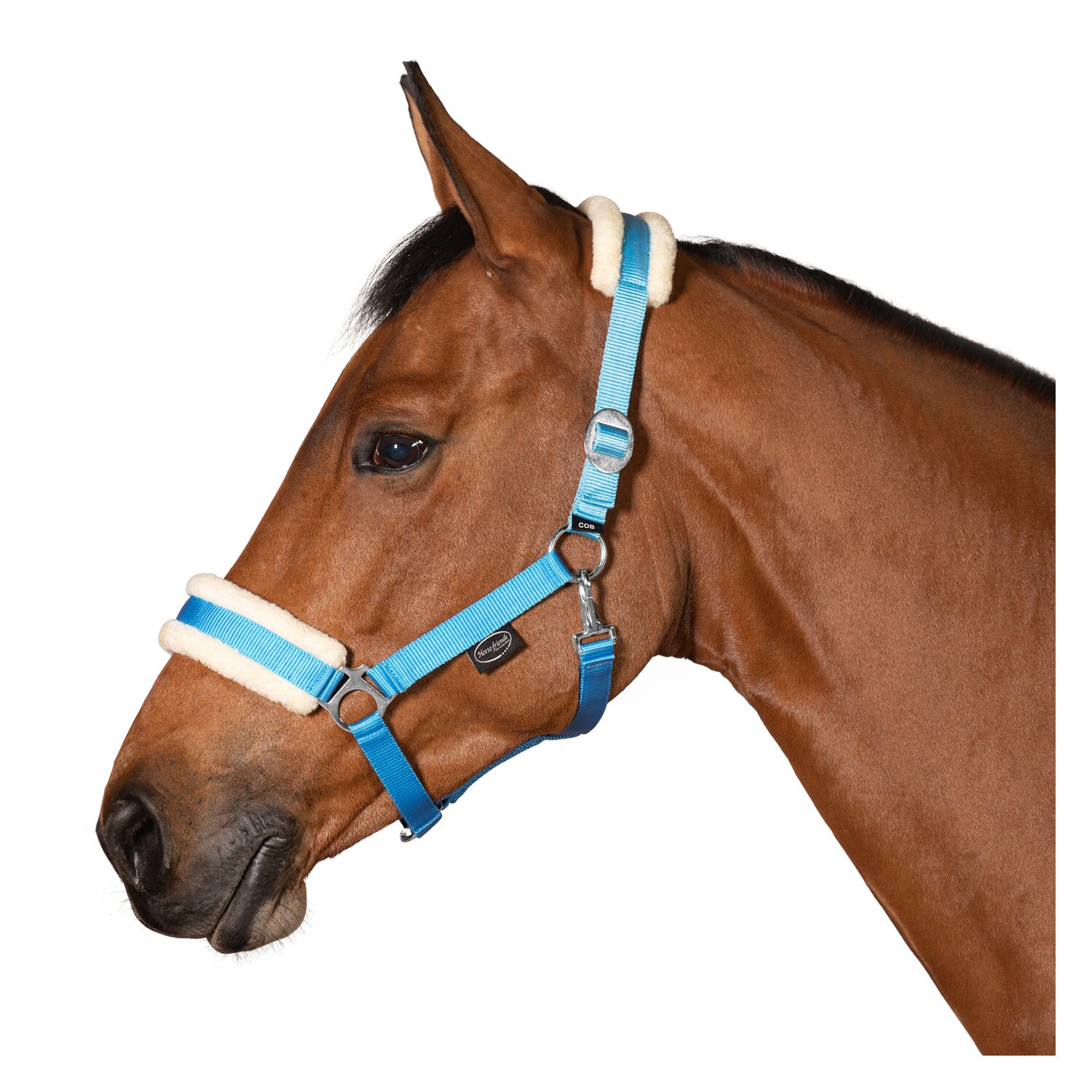 Horse-friends Webhalfter FauxFur Double Pin Buckle &ndash; Ansicht 3