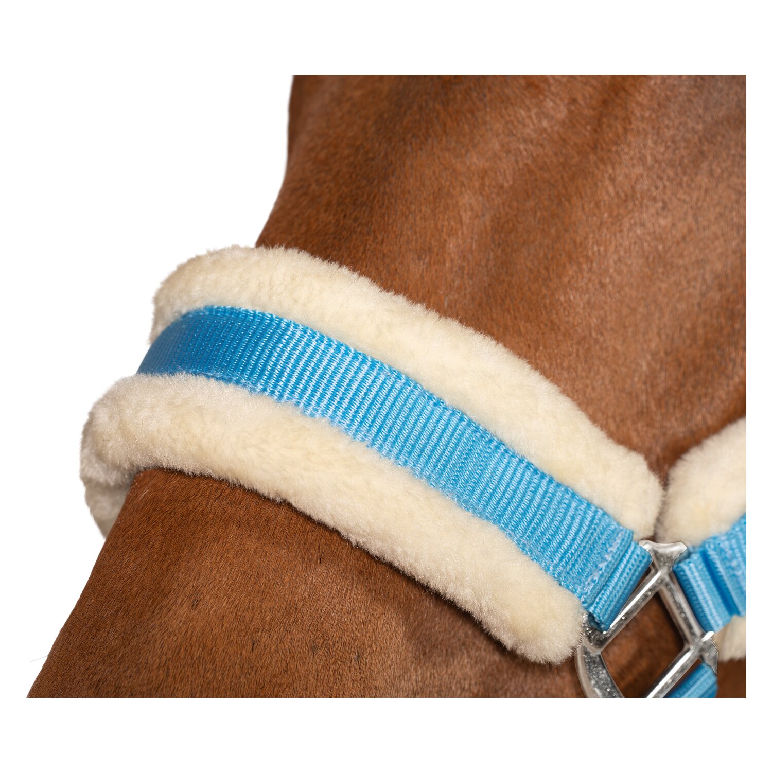 Horse-friends Webhalfter FauxFur Double Pin Buckle &ndash; Ansicht 5