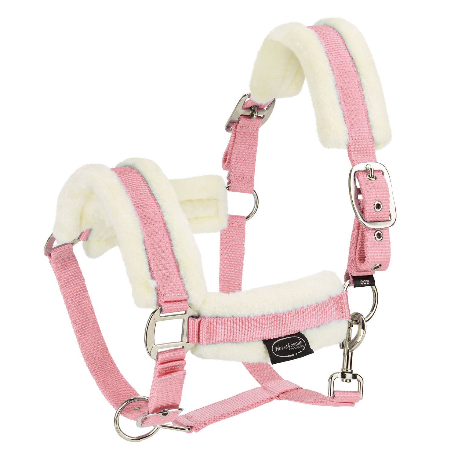 Horse-friends Webhalfter FauxFur Double Pin Buckle &ndash; Ansicht 1