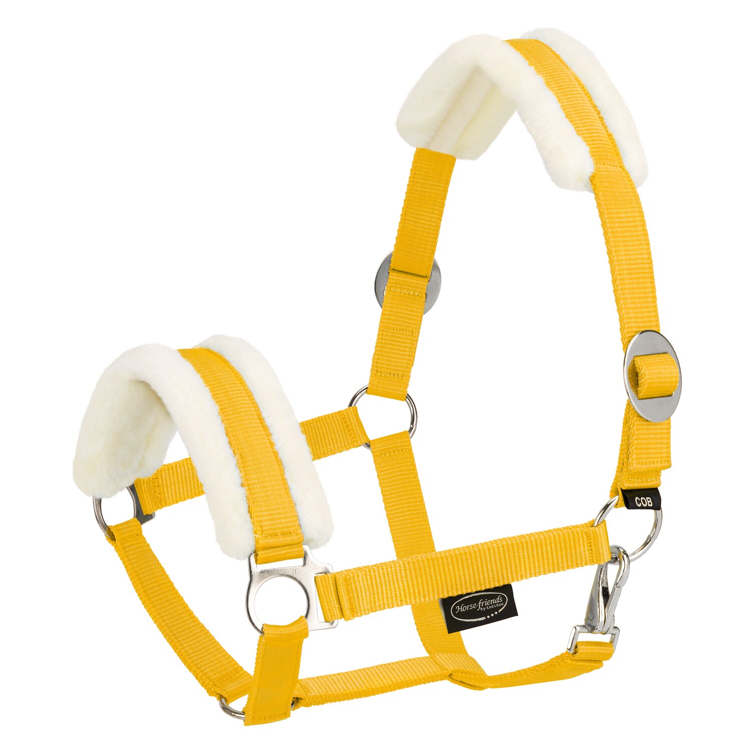 Horse-friends Webhalfter FauxFur Sliding Buckle – Ansicht 1