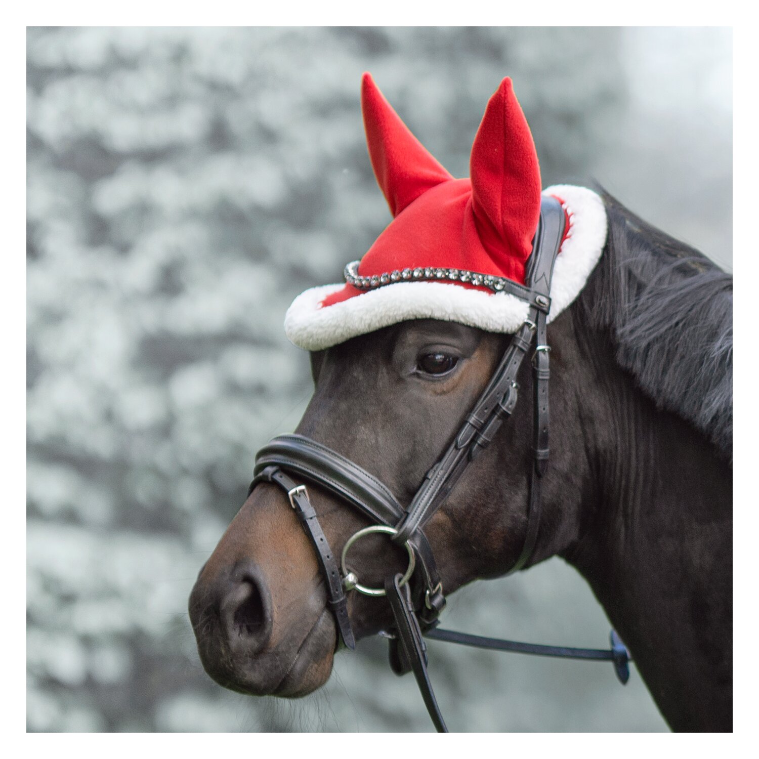 Horse-friends Weihnachtliche Pferdemütze – Ansicht 1