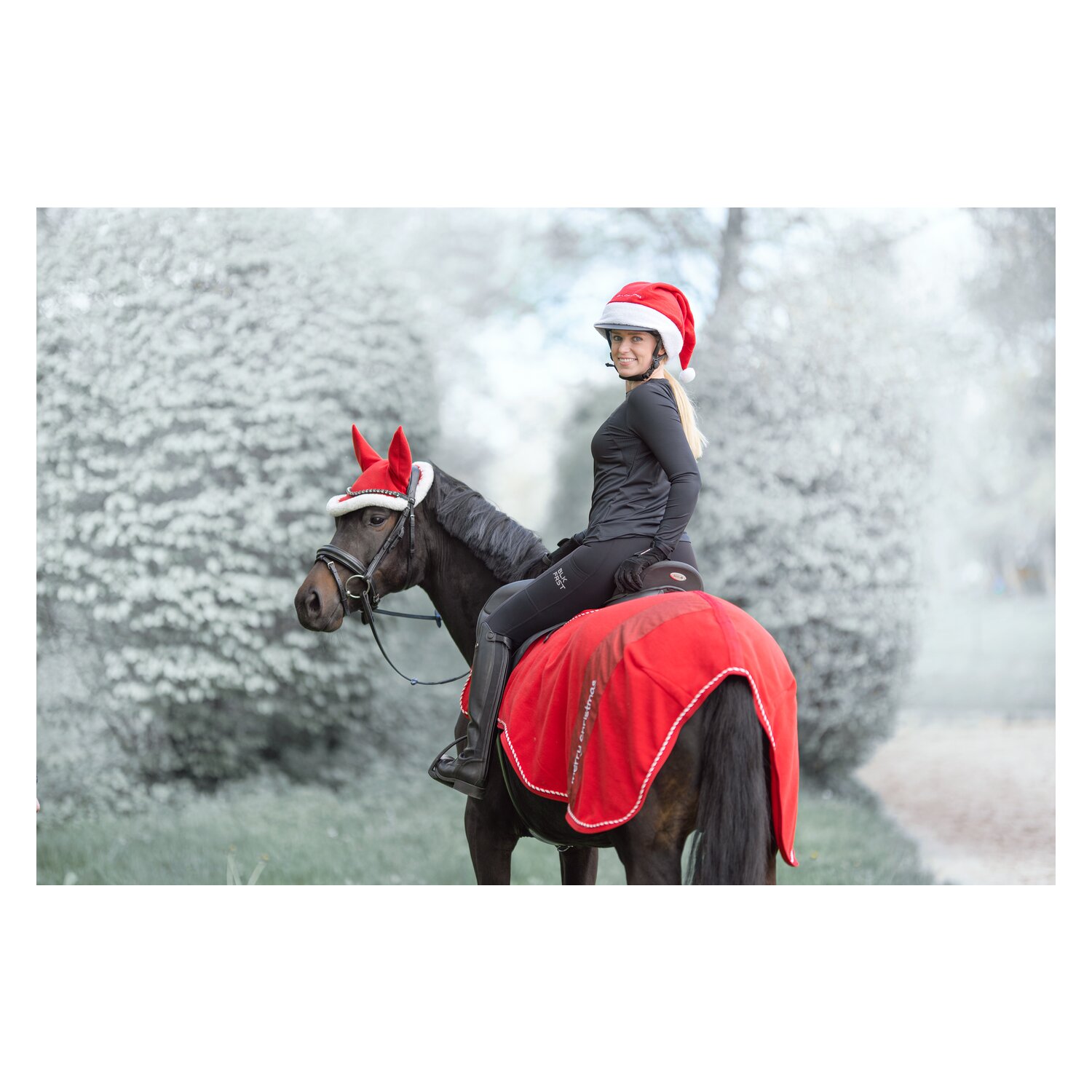 Horse-friends Weihnachtliche Pferdemütze – Ansicht 2