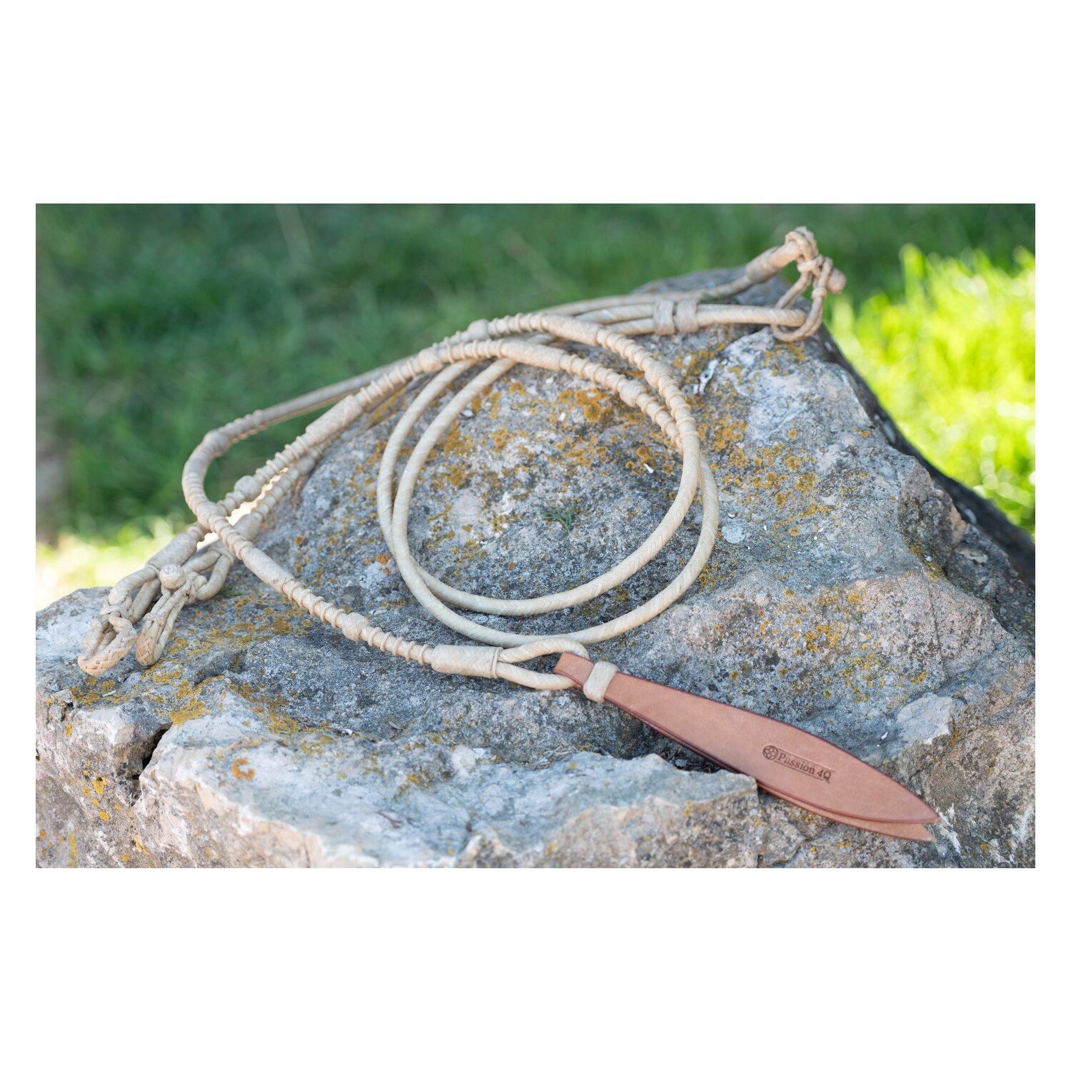 Passion 4Q Westernzügel Romal Reins Rawhide – Ansicht 2