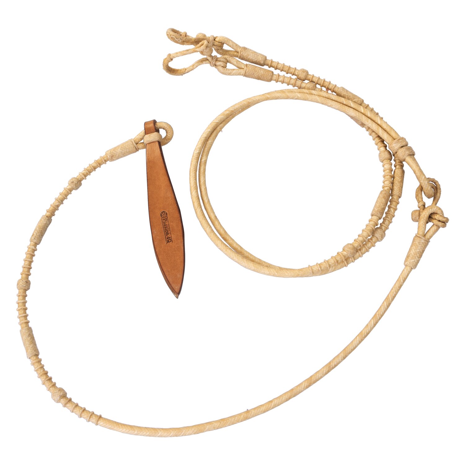 Passion 4Q Westernzügel Romal Reins Rawhide – Ansicht 1