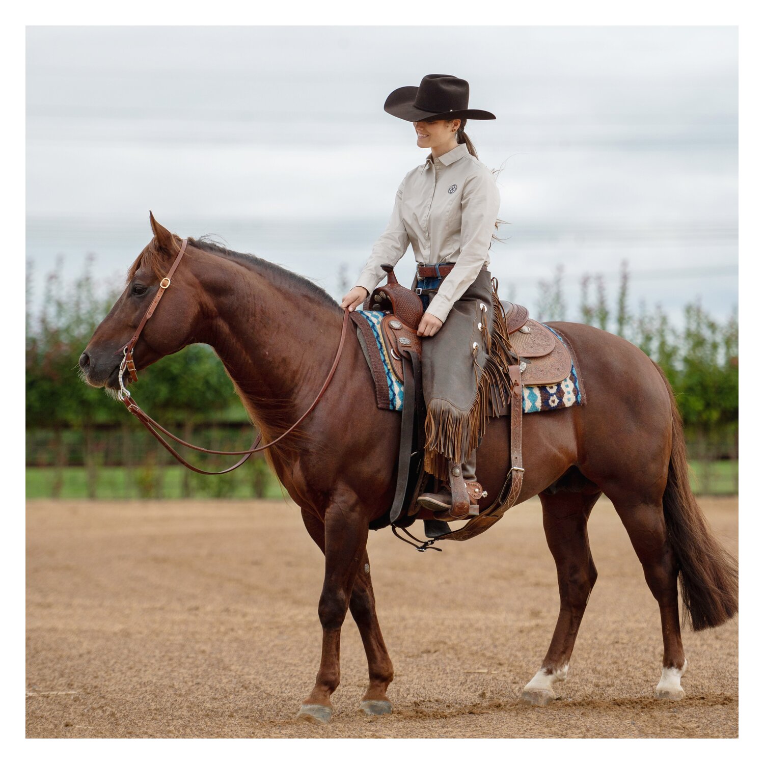 Passion 4Q Einohr-Westerntrense – Ansicht 2