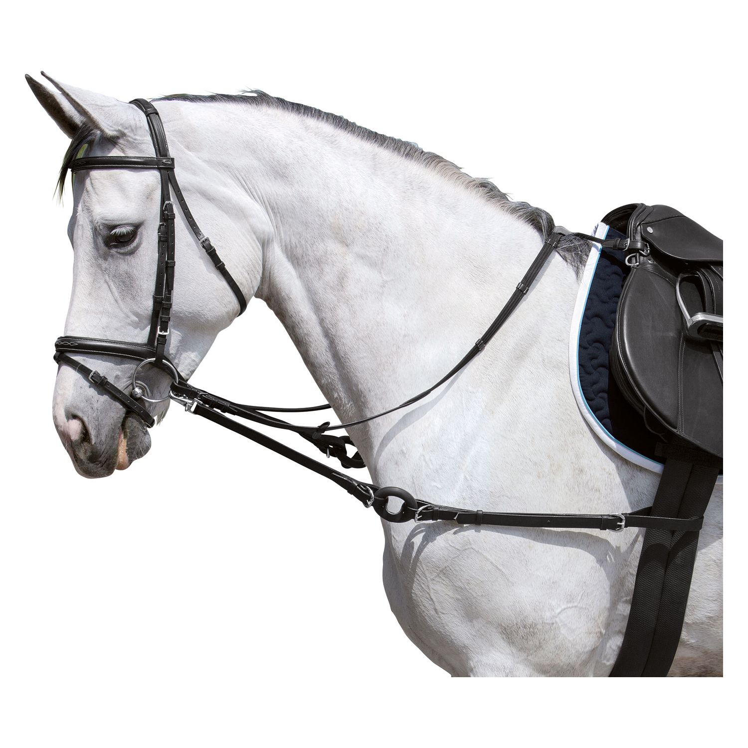 Ausbindezügel mit Gummiring – Ansicht 1