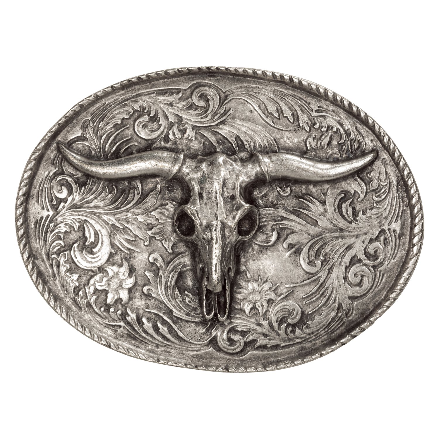 L-pro West Gürtelschnalle Longhorn – Ansicht 1