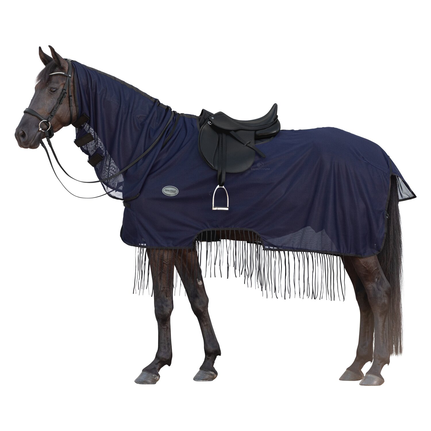 Horse-friends Ausreitdecke Moers mit Fransen – Ansicht 1