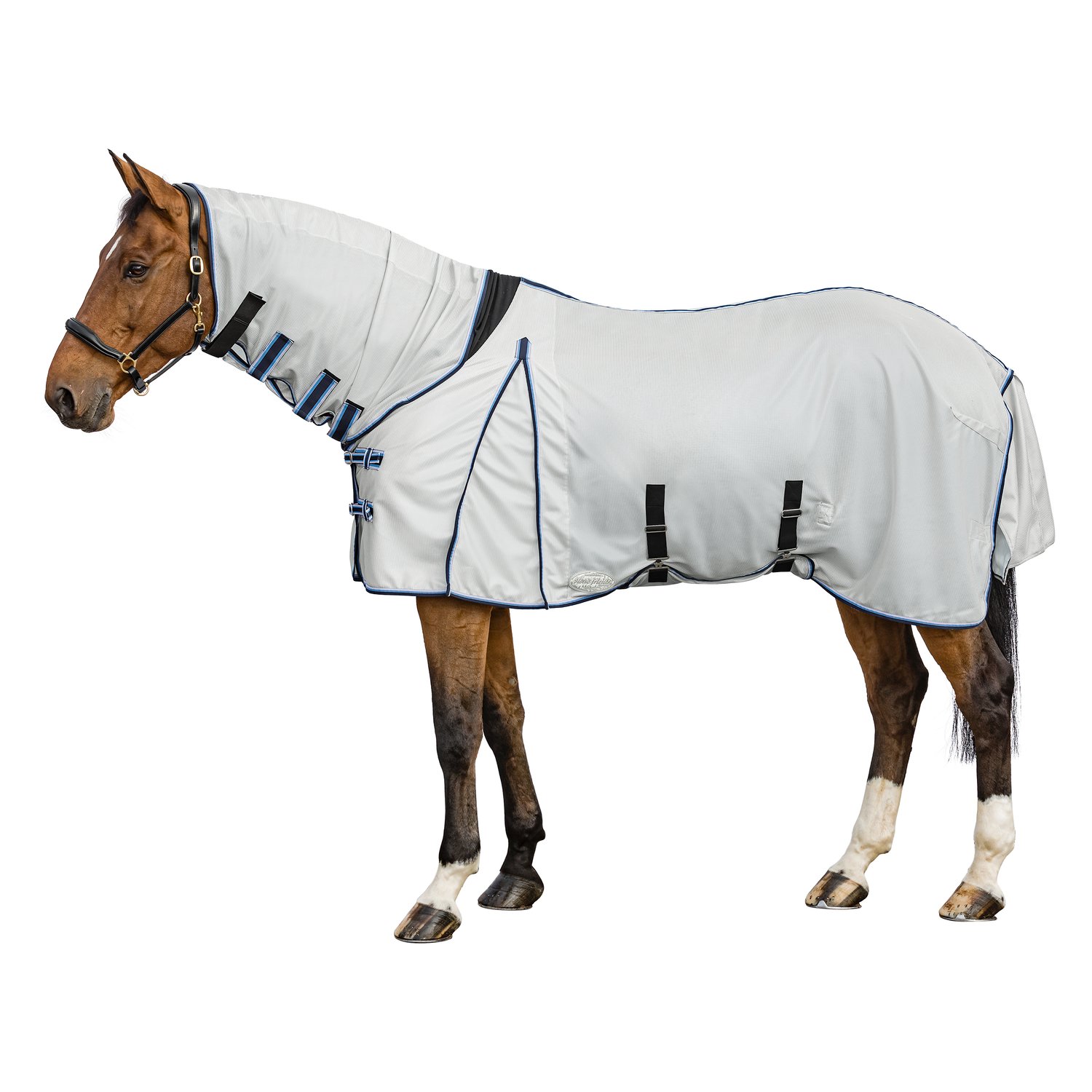 Horse-friends Fliegendecke mit elastischem Einsatz – Ansicht 1