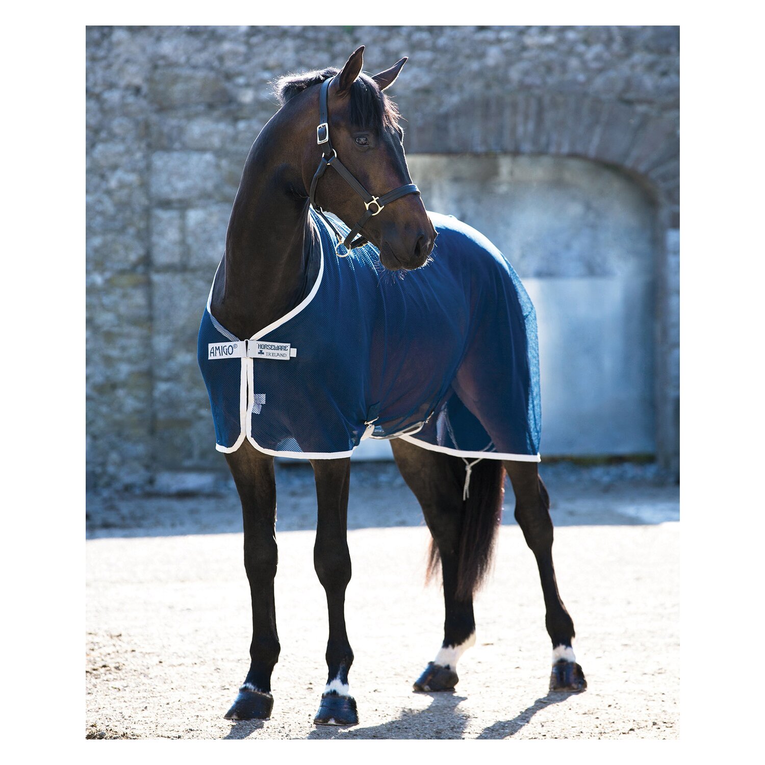 Horseware Fliegendecke AMIGO Net Cooler – Ansicht 1