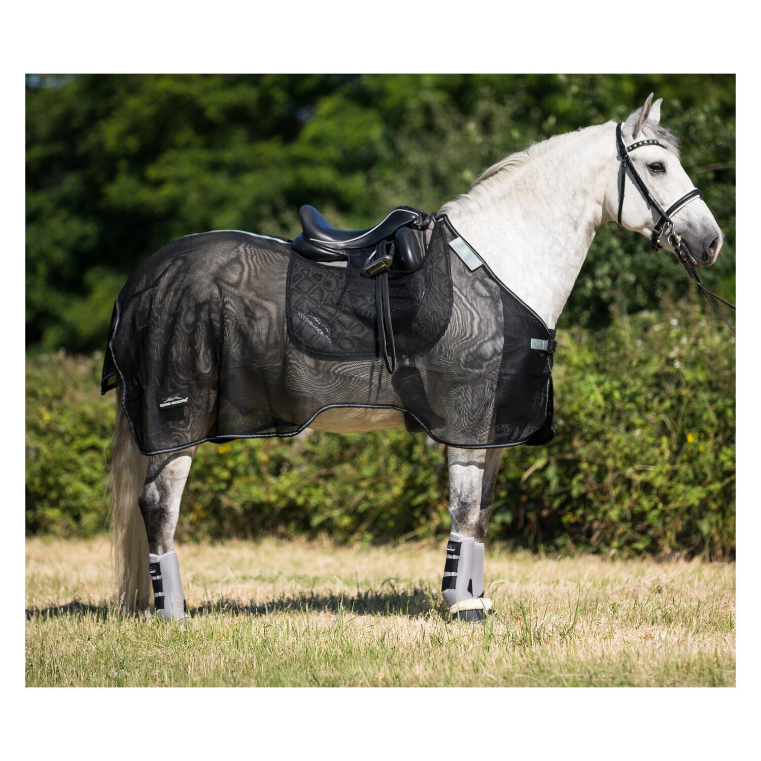 EQUINE-MICROTEC Fliegenausreitdecke MICRO MESH PROTECT – Ansicht 1