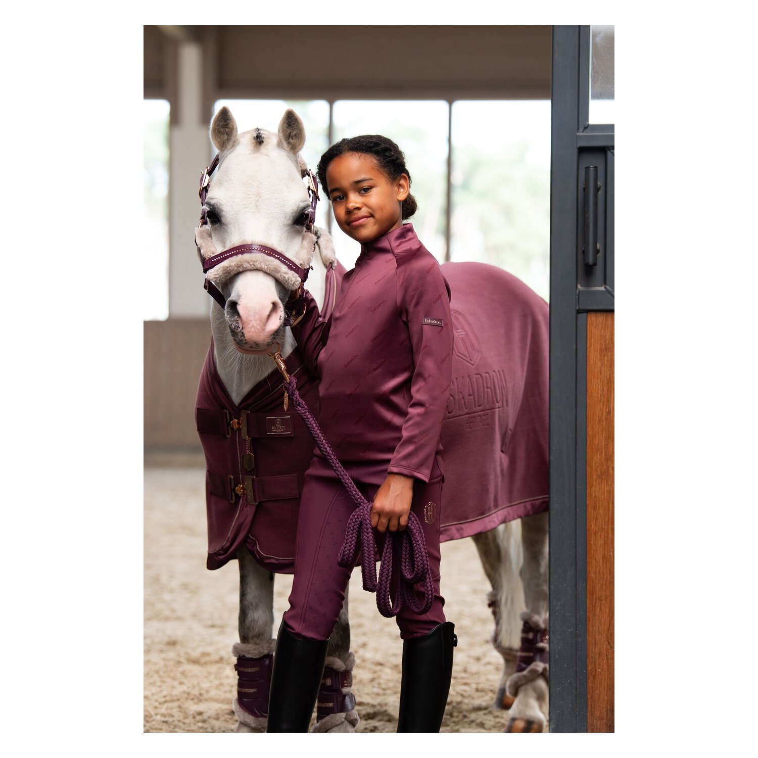 ESKADRON Heritage Abschwitzdecke Fleece Stamped – Ansicht 2