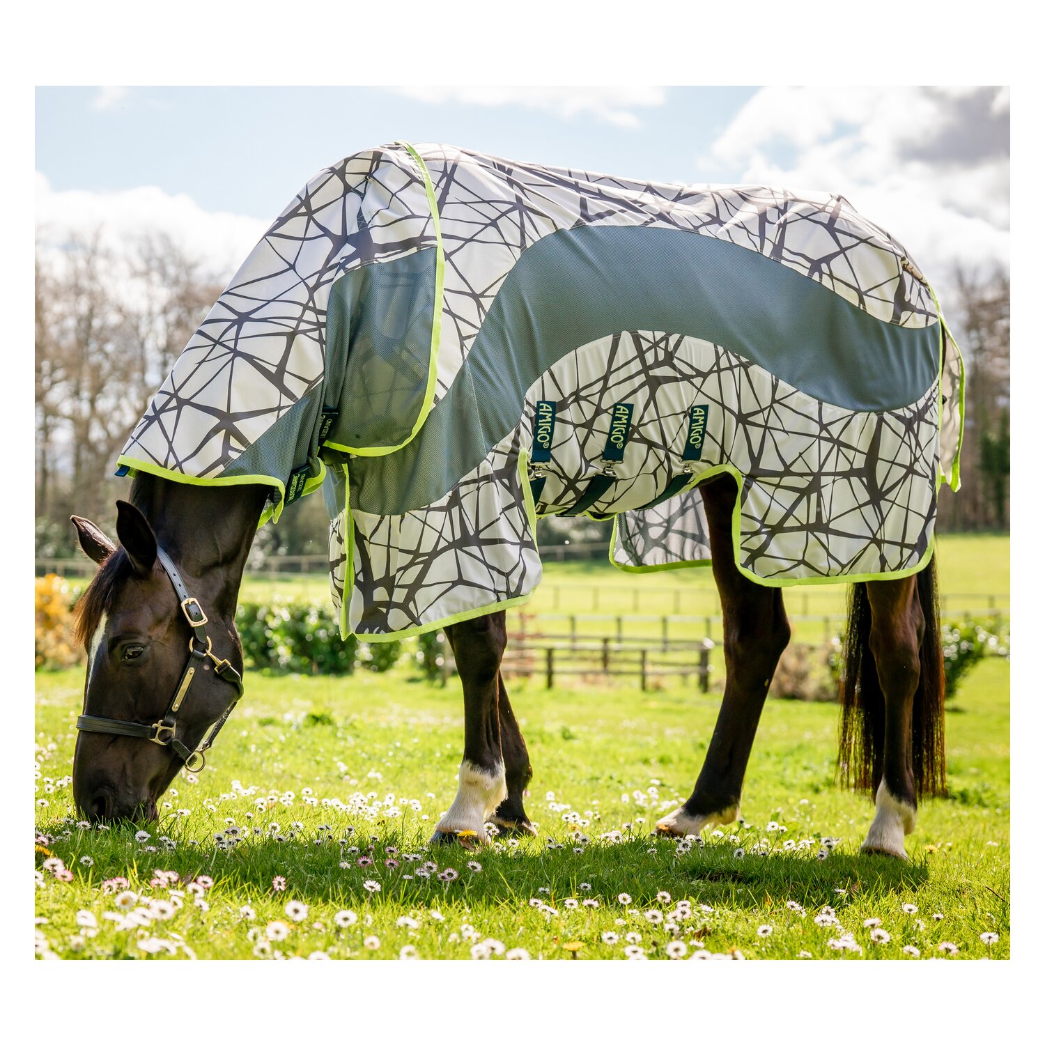 HORSEWARE AMIGO Weide- und Fliegendecke 3-in-1 Camofly &ndash; Ansicht 8