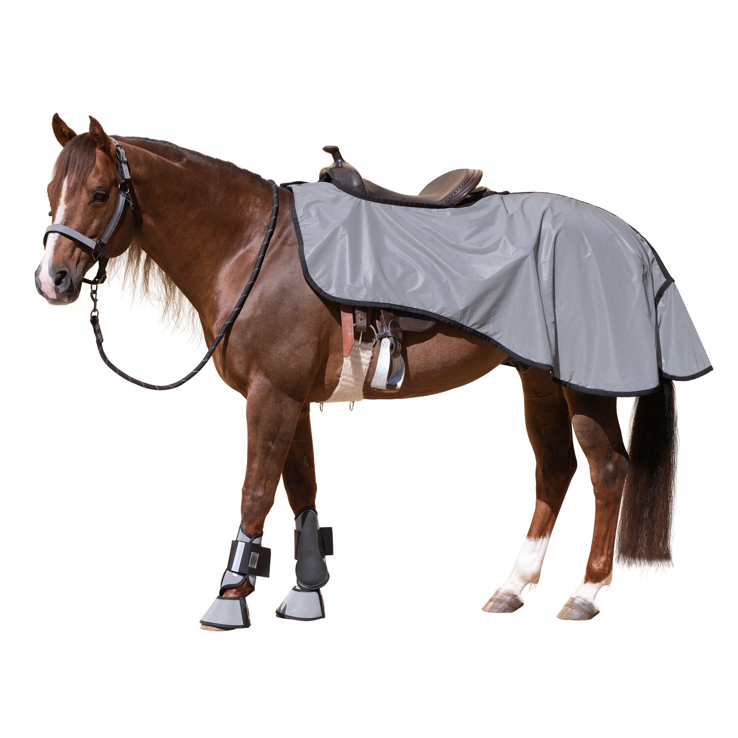 L-pro West Reflex-Ausreitdecke Western – Ansicht 1