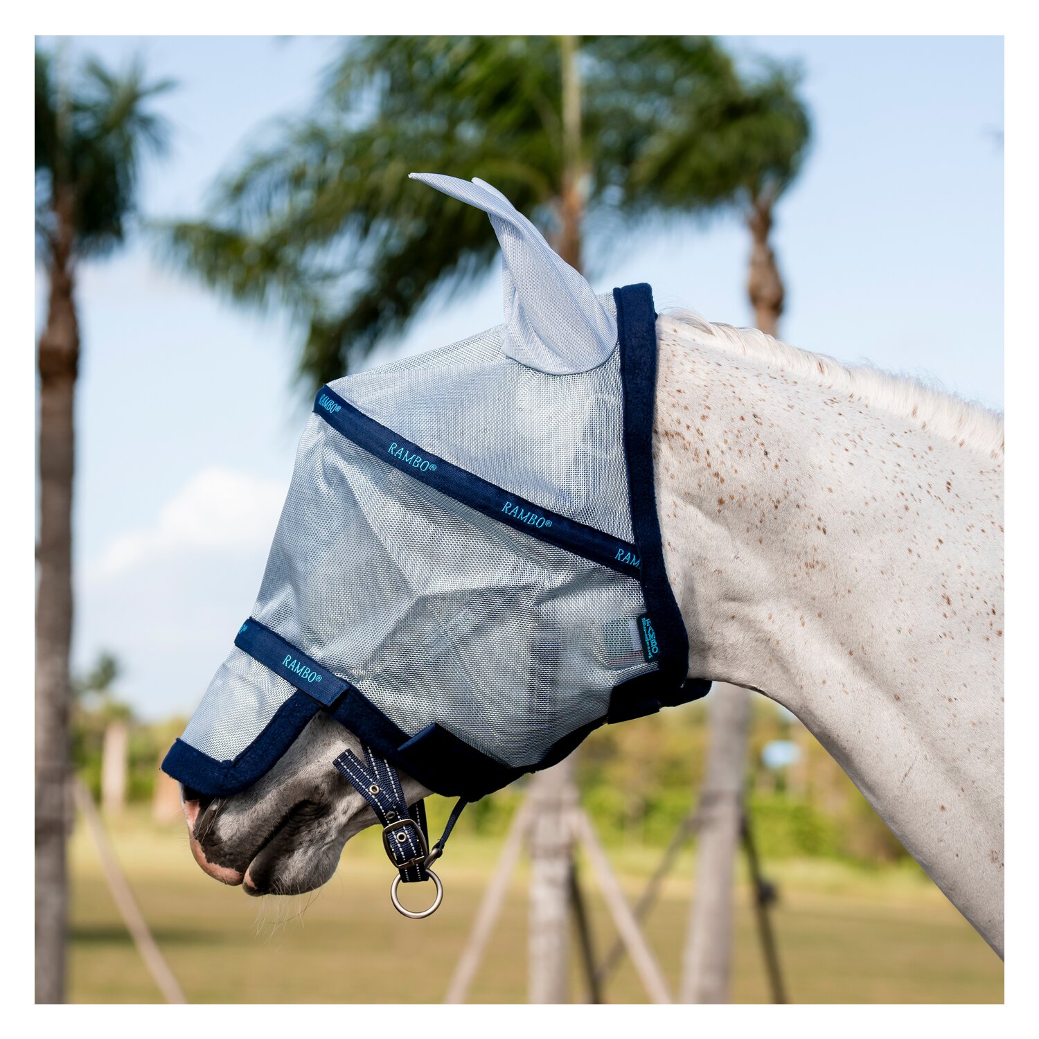 HORSEWARE Fliegenmaske RAMBO PLUS – Ansicht 1