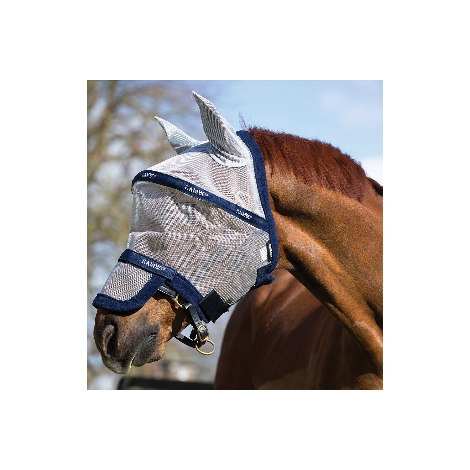 HORSEWARE Fliegenmaske RAMBO PLUS – Ansicht 1