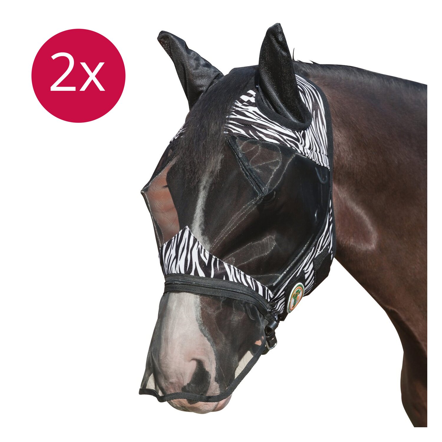 IRISh INNOVATION Set Fliegenschutz - Fliegenmaske 2 in 1 – Ansicht 4